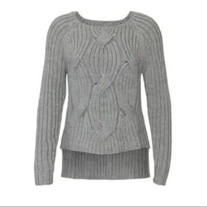KF/Kaufmanfranco Gray Cable Knit Sweater Size Small